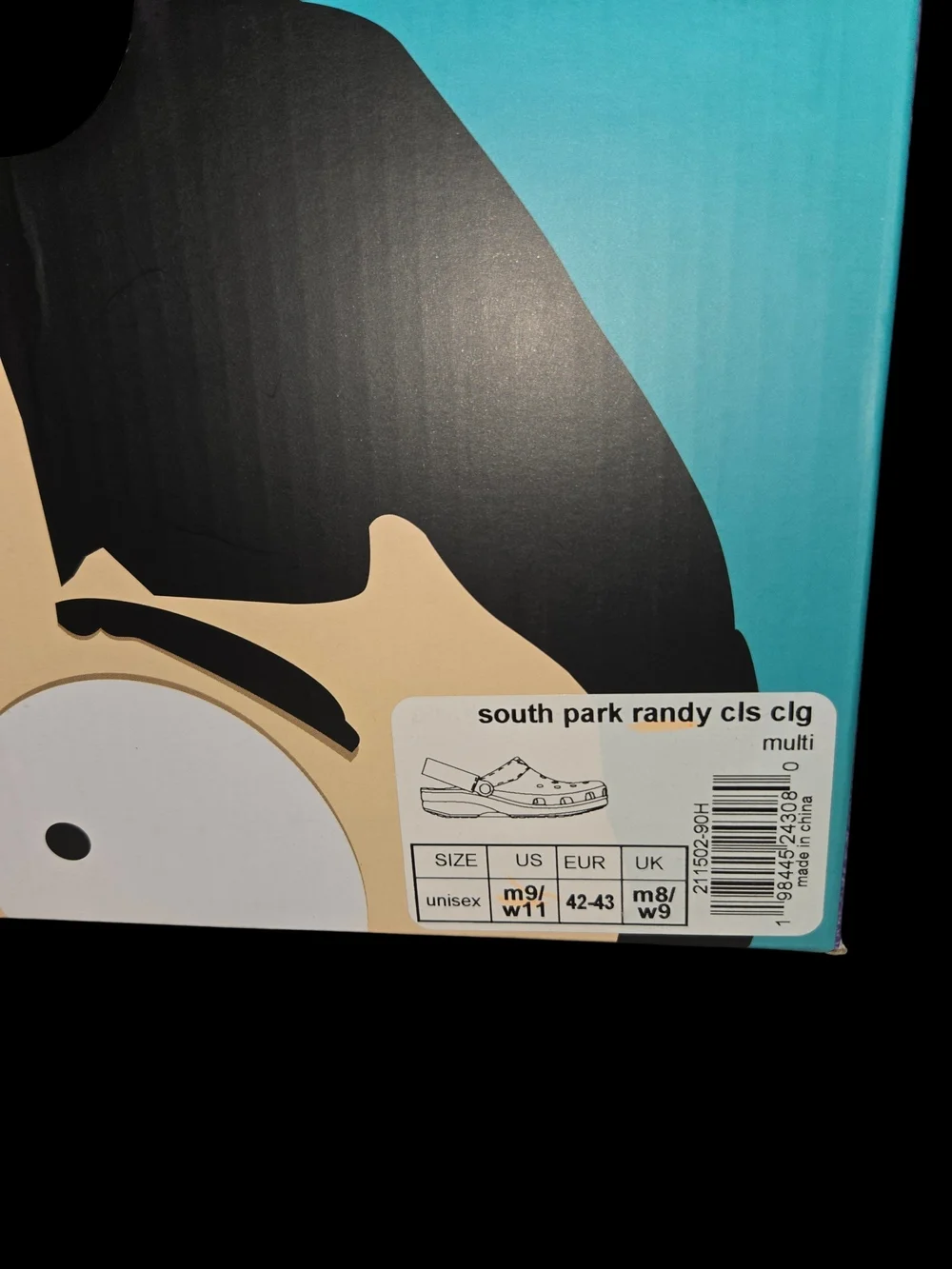 Randy Marsh South Park Clogs Men Size 9